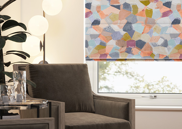 Whinfell, Coral - Roman Blind - Image 5